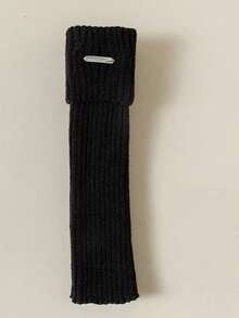 1 双金属标签辣妹针织暖腿袜套 JK 叠穿袜 秋季配饰