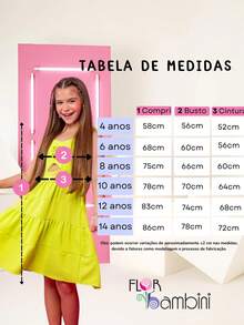 Young Girls Dresses - Lime Green - View 2