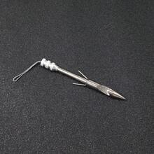 3pcs Stainless Steel Fishing Tools For Outdoor Fishing, Hunting Slingshot Equipment, Detachable Fishing Spear, Suitable For Outdoor Shooting Entertainment And Hunting Games, Ideal Gift For Outdoor Slingshot Enthusiasts - Silver - View 6