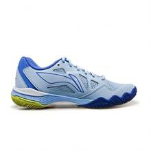LI-NING HALBERD STRIKE Unisex Badminton training shoes - Lightweight, Breathable Training Footwear with Enhanced Cushioning & Stability AYTV021 - 冰河藍 - 查看 2