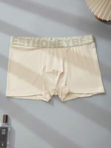 4pcs/Pack Men's Underwear, Simple & Fashionable Men's Boxer Briefs, Comfortable & Breathable Underwear Set