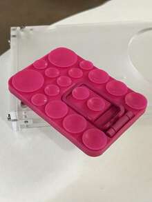 حامل هاتف سيليكون ملون مضاد للانزلاق ذو شفط مزدوج، حامل هاتف قابل للتعديل متوافق مع أجهزة وأندرويد، هدية مناسبة للأصدقاء والعائلة