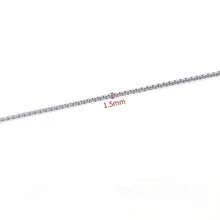 1-Meter 304 Stainless Steel Ball Bead Chain With Diameters Of 1.5/2.0/2.4mm, Square Pearl Chain, Vacuum Electroplated DIY Necklace, Jewelry And Jewelry Making Accessories - Round Bead Necklace and Square Pearl Necklace - View 10