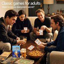 Board Games For Family, Go Fish Card Game For Adults -Classic Interactive Party Game For 2-8 Players, No Props Needed, Travel-Friendly Sturdy Box - Perfect For Game Nights, Birthdays & Icebreaker Activities - 2 件 - 查看 8