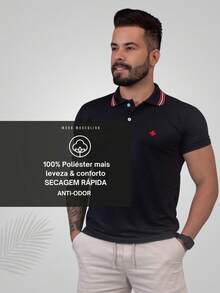 COMBO SET KIT 5 MEN'S POLOS VARIOUS COLORS SLIM BASIC CASUAL SHIRT - Nhiều màu - Xem 3