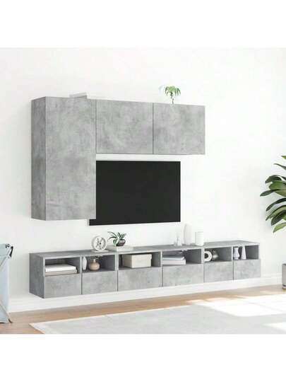 VidaXL Wand Mounted TV Cabinet 100x30x41 Cm Concrete Grijs view 11