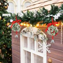 Artificial Mistletoe Hanging Decor White And Red Berries Mistletoe Decors For Christmas Home Decor, Christmas Gift Room Decor