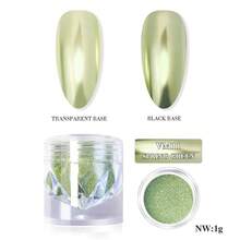 金镜美甲粉 - 高端、高反射、质地细腻、闪亮的新款美甲装饰