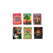 100 Count Mylar Zipper Bags With Window, Odor-Resistant, Waterproof, Reusable Plastic Bags For Candy, Gummies, And Small Items - Uncoated, Self-Sealing Storage Bags