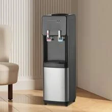 Top Loading Water Cooler Dispenser, Hot And Cold Water Dispenser For 3 Or 5 Gallons Bottles, Sturdy Stainless Steel And Child Security Lock, Ideal For Homes, Kitchens, Offices, Dorms, Black - 查看 9
