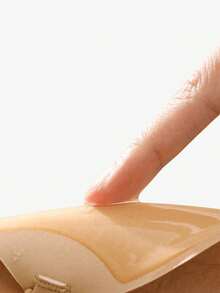 Invisible Adhesive Bra, Strapless Adhesive Bra, Women's Underwear And Breast Stickers For Backless Dresses - Màu be - Xem 3