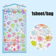 1 Sheet Sticker, Sweet Sugar Party Series, Delicate And Cute 3D Stickers, Used To Decorate Photo Frames, Computer And Phone Cases, Headphones, Water Cups, Junk Magazines, Pencil Cases, Desktop Decorative Stickers, Back-To-School Season Stickers, School Supplies