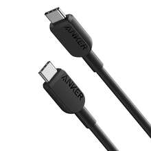 anker 100W USB-C To USB-C Data Cable, Braided Fast Charging Cable, PD Fast Charging, Compatible With MacBook Pro/Air, IPad Pro, Galaxy, Pixel, Switch, Chargers, Laptops - Black - View 2