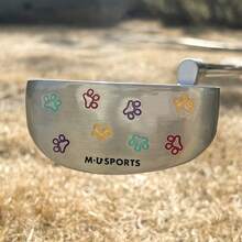 1pc Musports Claw Golf Putter With Head Cover, 32-36 Inches – Right-Handed, Steel Shaft, Zinc Alloy Head, Rubber Grip, Improves Ball Speed & Accuracy, Detachable Weight For Fit, Enhanced Ball Speed | Sports Equipment | Forged Steel Construction - Silver - View 4