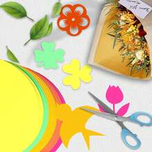 5/15/25/40 件霓虹派对装饰圆形卡片发光装饰带荧光纸双面夜光圆盘适用于生日发光派对用品和装饰、圣诞节 - Colorful - 查看 6