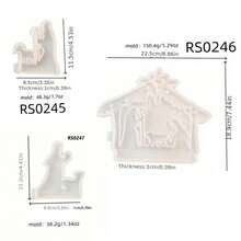 Molde de resina para hacer decoraciones religiosas, adornos de iglesia de sacerdote, regalos religiosos