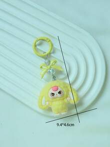 Cute Cartoon Big Ear 3D Keychain, Fashion Bag Charm Accessory Christmas Gift Ideas Bag Charms Car Accessories Teacher Friend Sister