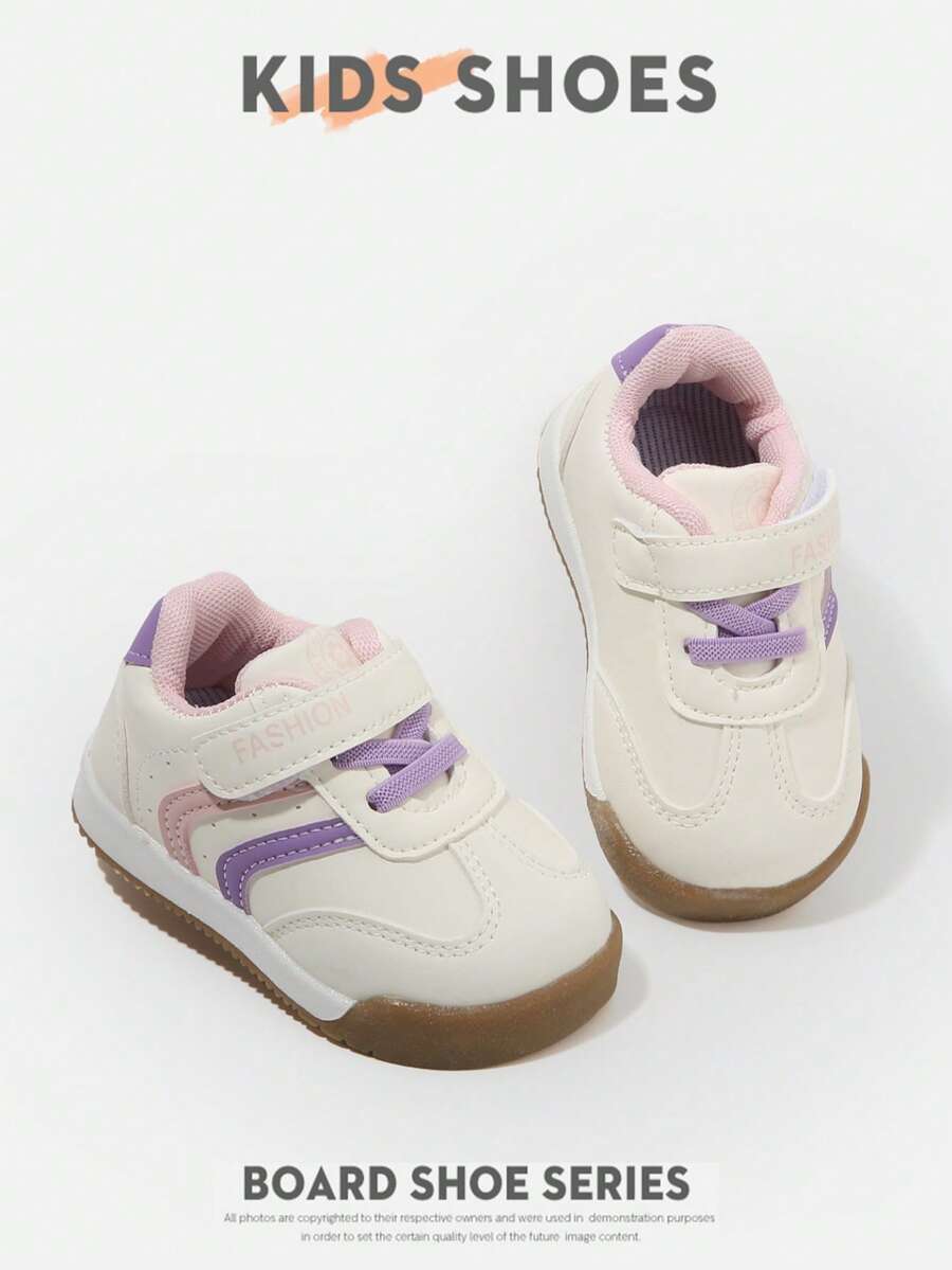 Elegant Baby Flat Shoes, Unisex, Fashionable & Versatile, Non-Slip, Lightweight, Regular, Durable, Helpful For Baby's Foot Development, Spring/Autumn