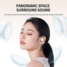 Lenovo Earbuds EA370 Bluetooth Wireless Earbuds TWS Hanging Ear Style Earphone Bluetooth 5.4 Touch Control Long Battery Life With Mic - 均碼 - 查看 5