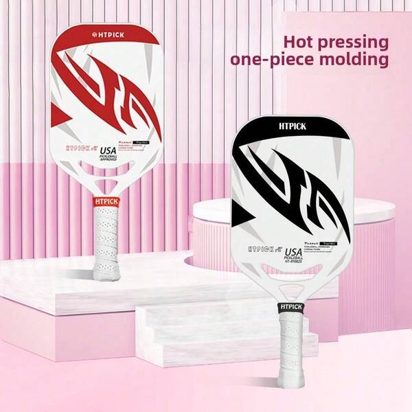 Pro Carbon Fiber Pickleball Paddle – 16mm Polymer Honeycomb Core With UV Frosted Texture, T700 Hot Press Build For Power, Spin, Accuracy & All-Level Players