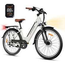 WIND HORSE 26" Electric Bike For Adults With 36V 13AH Removable Battery And Up To 50 Miles 20MPH, 350W Motor (PEAK 750W), 7-Speed, Commuter Ebike With Lockable Suspension Fork For Commuting Leisure Adults Teens Gift