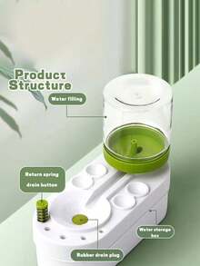 Compact Automatic Paintbrush Cleaner System - One-Touch Water Recirculation, Portable Design For Artists, Ideal For Watercolor & Acrylic Paints