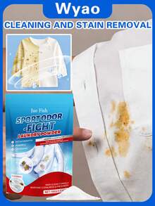 JUE FISH Cleans Clothes Stains And Grease, Suitable For Gentle Cleaning, Stain Removal And Fragrance-Retaining Daily Household Clothing Cleaning Powder, A Christmas Gift For Family And Friends (New And Old Models Are Sent Randomly) - Multicolor - View 8