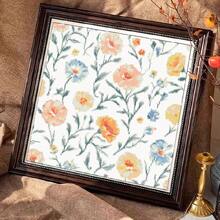 SNA 2026新款花卉十字绣DIY套件 手工刺绣礼品 新家居装饰 绘画艺术工艺品 DIY套件 工艺品 刺绣套件 十字绣套件 钩针套件 戳绣套件 缝纫配件 缝纫套件 绣线 工艺套件 针线材料 缝纫图案 钩针工艺用品 刺绣套件 初学者缝纫图案