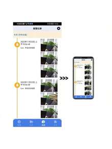1-2pcs 1080P Full HD WiFi Smart Mini Home Security Camera, With Voice Intercom, Night Vision, Motion Detection Alarm And Remote Mobile Viewing - USB Powered, Suitable For Indoor/Outdoor Monitoring System, Motion Detection Alarm System | Stylish White Camera, Suitable For Indoor, Outdoor, Home, Office, Small Camera - Black and White - View 11