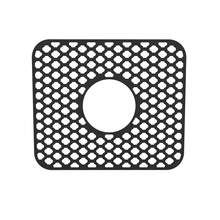 QiLai01 Silicone 13.79" X 11.82" Sink Mat, Black