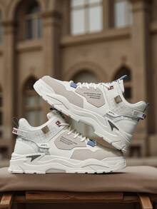 男士百搭休闲运动鞋，适合工作、运动、增高、厚底运动鞋，四季皆宜 - 印花款 - 查看 20