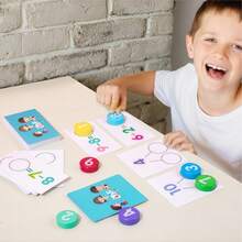 Digit Addition & Subtraction Early Education Arithmetic Flash Cards,Basic Calculation Enlightenment Learning Toys,Preschool Learning Toy,Math Fidget,Jobs