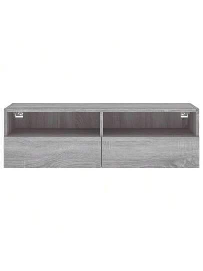 VidaXL TV Wand Unit 100x30x30 Cm Processed Wood Grijs Sonoma view 7
