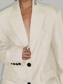 Women's Lightweight Blazer.This Casual Yet Distinctive Mid-Length Formal Peaked Lapel Jacket Is Suitable For Occasions Such As Banquets, Weddings, Festivals, Parties, And Outings. It Is An Elegant And Chic Women's Clothing Piece For Autumn.