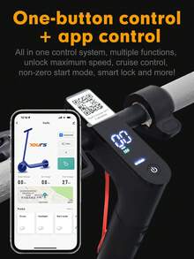 Mankeel 350W Foldable Electric Scooter For Adults & Teen, 8.5" Anti-Skid Tires, 19 MPH Max Speed, 22 Mile Range, Dual Braking,  E-Scooter With App Control For Urban & Outdoor Commutes, Women's Day Gift - US A Type Plug(110-127V) - View 10