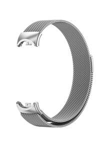 1条纯色金属表带，男女通用，兼容小米手环8/9/10代，适用于小米手环8/9/10，也适用于小米手环手表配件。