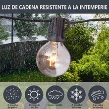 Guirnalda De Luces Para Exterior 15M, Salandens 25+2 Focos G40 Para Jardin Para Impermeable,Serie De Luces Para Exterior, Decorar Patio,Jardín, Terraza, Boda, Fiesta,Navidad - 1 - Ver 5