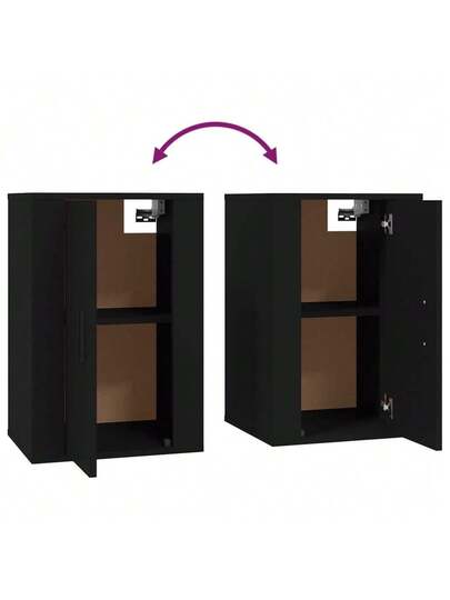 VidaXL TV Wand Unit 40x34.5x60 Cm Zwart view 9