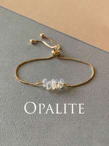 Opal Beaded Bracelet – Adjustable Bracelet For Women