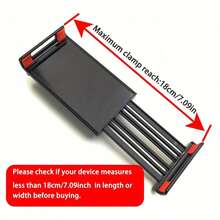 1 件 360 度旋转平板电脑手机支架、螺旋底座、松垮支架、床头板手机/平板电脑支架，非常适合游轮（桌子、休闲椅） - 彩色 - 查看 6