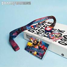Hasbro 1PC Transformers Officially Licensed Retractable Card Holder Lanyard PVC Badge Holder With Neck Strap For ID Work Badgeor Access Cards Waterproof Stylish And Collectible Design For Everyday Use