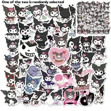 Sanrio 52PCS/ Bag Sanrio Sticker Halloween Q Version Graffiti Sticker Decoration Guitar Notebook Suitcase DIY Waterproof Cartoon Cute Pocket Book Bicycle Sticker Multiple Types Of Optional DIY Belong To Their Own Exclusive Items Wall Decor Room Decor Wall Stickers Wall Sticker Stickers Home Decor