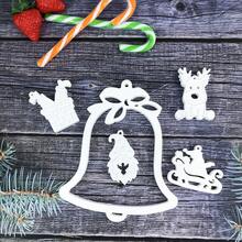 Juego de moldes de silicona para decoración navideña, moldes de resina epoxi para hacer anillos de árbol de Navidad y decoraciones de ambiente festivo, fáciles de limpiar y reutilizables