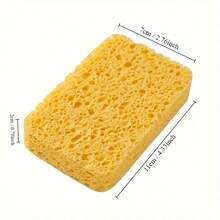 4pcs Wood Pulp Sponge Dishwashing Scrubber, Sponge Cloth, Wooden Spatula, Kitchen Cleaning Sponge For Degreasing