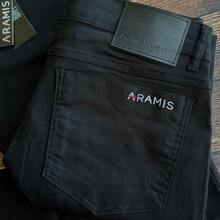 Aramis Men's Black Denim Jeans - 黑色 - 查看 4