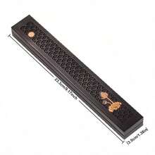 Bộ 25 lư hương phòng ngủ mới, tích hợp máy khuếch tán tinh dầu bằng gốm, thích hợp cho gỗ đàn hương và trầm hương, lư hương âm tường kiểu Zen với điều khiển lưu lượng khí có thể điều chỉnh, máy khuếch tán tinh dầu đa chức năng và người bạn đồng hành khi thiền định. - Gỗ đỏ - Xem 2