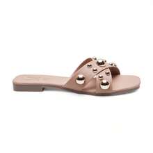 Women Flat Sandals - Beige - View 5