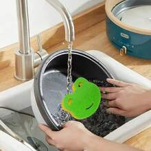 5pcs.Small Frog Double Layer Cleaning Sponge Wipe, Kitchen Cleaning Powerful Decontamination Thickening Magic Sponge BlockShoe Cleaning Sponge O