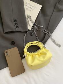 Children's Cross-Body Shoulder Bag, Heart-Shaped Earphone Bag, Fashion Bag, Mini Coin Purse, One-Piece