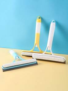 3-In-1 Multi-Functional Glass Cleaning Tool With Sprinkler, Polypropylene (PP) Plastic, Handheld Window, Tile, Windshield, Mirror Cleaning Tool, For Bathroom, Kitchen, Living Room, Bedroom, Toilet - Efficient Mirror And Window Scraper